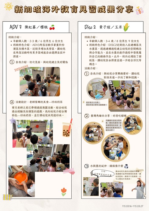 1142新加坡海外見習成果海報展(見習期間: 2026.3.14-3.29)圖片